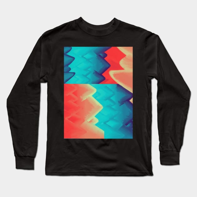 Fire and Ice Long Sleeve T-Shirt by Tell me the Tee